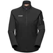 Kurtki i kamizelki sportowe damskie - Kurtka damska Mammut Madris ML Jacket Women Rozmiar: L / Kolor: czarny/biały - miniaturka - grafika 1