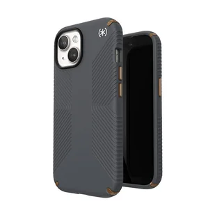 Speck Presidio2 Grip - Etui iPhone 15 (Charcoal Grey / Cool Bronze / White) - Etui i futerały do telefonów - miniaturka - grafika 1