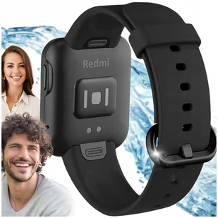 Czarny Pasek do xiaomi mi watch lite opaska wytrzymały solidne zapięcie - Akcesoria do smartwatchy - miniaturka - grafika 1