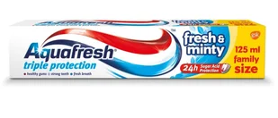 GlaxoSmithKline Aquafresh 3 Triple Protection Fresh and Minty Pasta do zębów 125 ml  54709 - Pasty do zębów - miniaturka - grafika 1