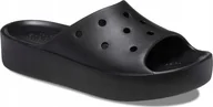 Klapki i japonki damskie - Crocs Crocs Classic Platform Slide 208180-001 Czarne 38/39 - miniaturka - grafika 1
