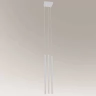 Lampy sufitowe - Shilo Loftowa LAMPA wisząca KOSAME 7847 industrialna OPRAWA metalowy ZWIS tuby białe 7847 - miniaturka - grafika 1