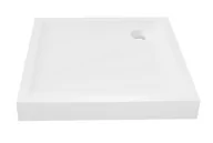 Brodziki prysznicowe - New Trendy B-0605 Brodzik MILD akrylowy kwadratowy 90x90x11,5 biały - miniaturka - grafika 1