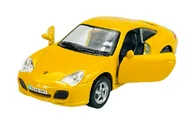 Samochody i pojazdy dla dzieci - MAISTO PORSCHE 911 CARRERA 4S ŻÓŁTY Z NAPĘDEM 1:38 21001 - miniaturka - grafika 1