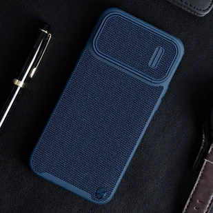 Nillkin Textured S Case etui iPhone 14 Pro Max pancerny pokrowiec z osłoną na aparat ciemnozielone - Etui i futerały do telefonów - miniaturka - grafika 14