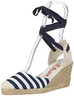 s.Oliver 28334 damskie espadryle, niebieski - niebieski granatowy biały 846-42 EU - Espadryle damskie - miniaturka - grafika 1