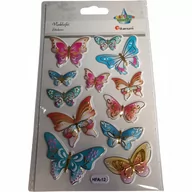 Zabawki kreatywne - naklejki wypukłe motyle złocone - miniaturka - grafika 1