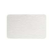Talerze - Villeroy & Boch Talerz wielofunkcyjny podłużny Manufacture Rock blanc 1042402772 - miniaturka - grafika 1