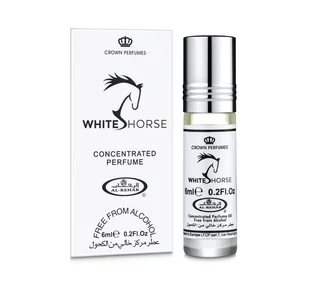 Al-Rehab, White Horse, perfumy w olejku, 6 ml - Wody i perfumy męskie - miniaturka - grafika 1
