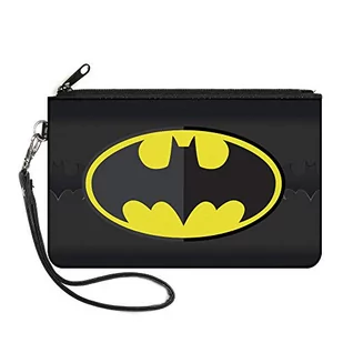 Buckle-Down Damski portfel z zamkiem błyskawicznym Batman mały, wielokolorowy, 16 cm x 8 cm - Portfele - miniaturka - grafika 1
