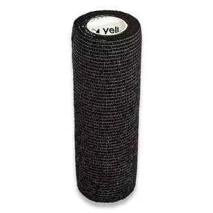 yellowBAND Bandaż Kohezyjny 15cm x 4,5m Czarny - Apteczki i materiały opatrunkowe - miniaturka - grafika 1