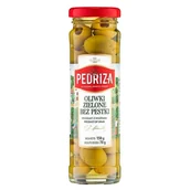 Warzywa w marynacie - La Pedriza Oliwki zielone bez pestki 150 g - miniaturka - grafika 1