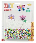 Prace ręczne dla dzieci - Hama 4216 - Duży blister - Motyl i kwiat - miniaturka - grafika 1
