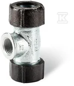 Łączniki, trójniki, kształtki - Trójnik zaciskowy Gebo QUICK QT 2" do rur stalowych - miniaturka - grafika 1