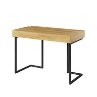 Biurka - Biurko 110 Wolnostojące Teen Flex Lenart Hikora Naturalna, Raw Steel - miniaturka - grafika 1