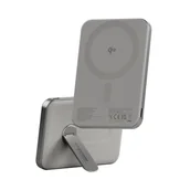 Etui i futerały do telefonów - PanzerGlass empower by ® empower Bank w. Spin Stand 5000mAh Titanium Przezroczysta ochrona ekranu Apple 1 szt. - miniaturka - grafika 1