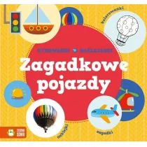 Zielona Sowa Zagadkowe pojazdy Rymowanki-Naklejanki - Zielona Sowa - Książki edukacyjne - miniaturka - grafika 1