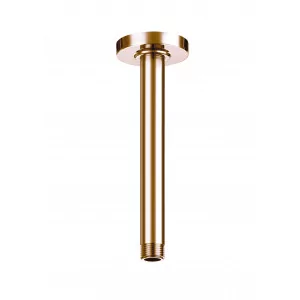 ROCA A5B0550RG0 ROSE GOLD Ramię prysznicowe sufitowe proste 200mm - Akcesoria do armatury i ceramiki - miniaturka - grafika 1