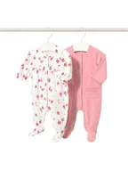 Pajacyki dla niemowląt - Mayoral Komplet pajacy 1708 Różowy - miniaturka - grafika 1