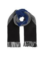 Apaszki i szaliki damskie - Tommy Hilfiger Szalik Th Evening Fluffy Scarf AW0AW15354 Czarny - miniaturka - grafika 1