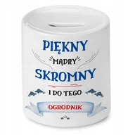 Skarbonki - Skarbonka Dla Ogrodnika na Urodziny na Prezent z Nadrukiem ze Zdjęciem - miniaturka - grafika 1