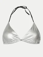 Stroje kąpielowe - HUGO Góra od bikini 50535242 Srebrny - miniaturka - grafika 1