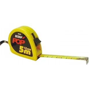Dedra Miarka POP 5m/16mm M558 1901do2000-68-uniw - Poziomice, łaty, miary - miniaturka - grafika 1