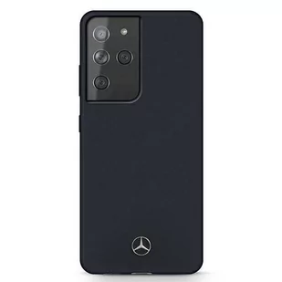 Mercedes MEHCS21LSILNA S21 Ultra G998 niebieski/blue hardcase Silicone Line - Etui i futerały do telefonów - miniaturka - grafika 1