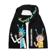 Moda i Uroda OUTLET - Cropp - Czarny szalik Rick and Morty - Czarny - miniaturka - grafika 1