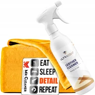 Kosmetyki samochodowe - Ultracoat Leather Cleaner Środek Do Czyszczenia Tapicerki Skórzanej 0,5L - miniaturka - grafika 1