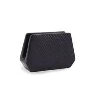 Inne naczynia kuchenne - CERAMICZNY SERWETNIK STOJAK NA SERWETKI MAESTRO BLACK MR-20001-44 - miniaturka - grafika 1