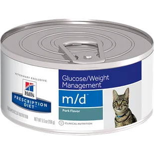 HILL'S PD Prescription Diet Feline m/d  24 x 156g - puszka | - Mokra karma dla kotów - miniaturka - grafika 2