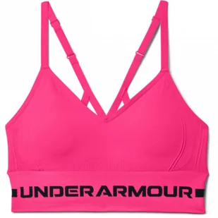 Biustonosz treningowy UNDER ARMOUR UA Seamless Low Long Htr Bra - Bielizna sportowa damska - miniaturka - grafika 1