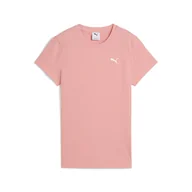 Koszulki sportowe damskie - Damska koszulka prążkowana ESS ELEVATED PUMA Pink Fruit - miniaturka - grafika 1