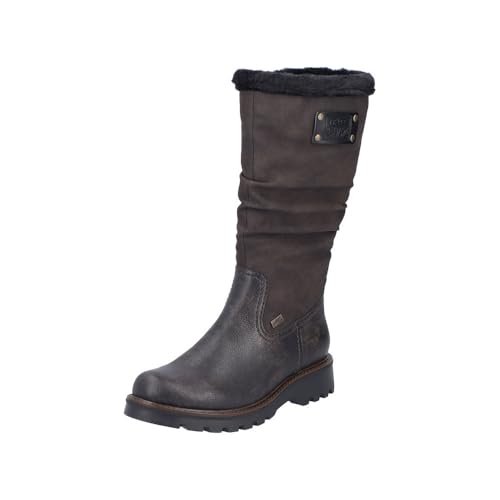 Rieker Damskie 73291 Półdługie kozaki, zielone, rozmiar 36 EU, zielony, 36 EU