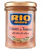 Konserwy i dania rybne - RIO MARE Filety z tuńczyka w oliwie z oliwek 180 g - miniaturka - grafika 1