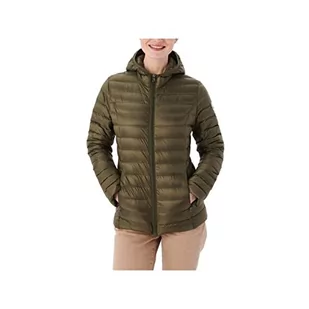 JOTT Damska kurtka puchowa Cloe z długim rękawem, wojsko, S - Kurtki damskie - miniaturka - grafika 1