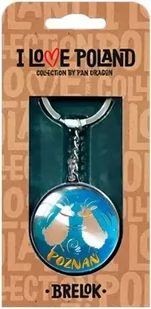 Pan Dragon Brelok I love Poland Poznań ILP-BRE-A-POZ-02 - Pan Dragon - Breloczki dla dzieci - miniaturka - grafika 2