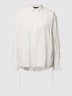 Koszule damskie - Bluzka koszulowa z bocznymi wiązaniami model ‘KAYCE’ - grafika 1