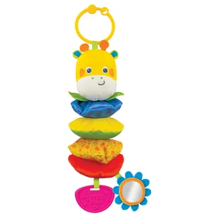Smily PLAY PLAY Pluszowa zawieszka Żyrafa z grzechotką 0263 SM0263 - Zawieszki dla dzieci i niemowląt - miniaturka - grafika 7