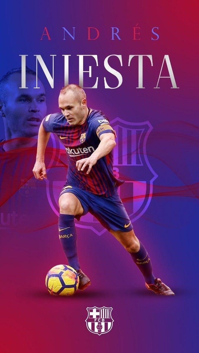 PODKŁADKA POD MYSZ Z Nadrukiem 22x18 cm Andres Iniesta Fc Barcelona Prezent