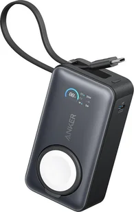 ANKER MagGo Power Bank (10000 mAh, 35 W, do Apple Watch), czarny - Baterie do telefonów - miniaturka - grafika 1