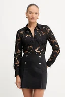 Koszule damskie - Morgan koszula damska kolor czarny regular z kołnierzykiem klasycznym COCONU - miniaturka - grafika 1