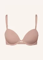 Biustonosze - Calvin Klein Biustonosz Usztywniany Minimalist beige - miniaturka - grafika 1