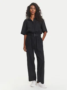 Tommy Hilfiger Kombinezon Ess WW0WW47168 Czarny Regular Fit - Kombinezony - miniaturka - grafika 1