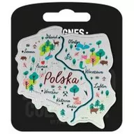 Magnesy - PAN DRAGON Magnes I love Poland Polska ILP-MAG-A-PL-07 - miniaturka - grafika 1