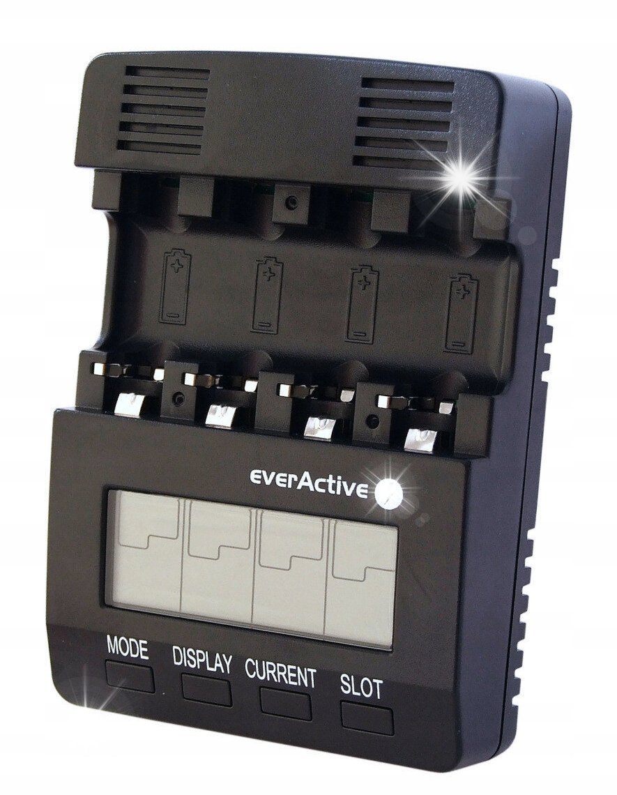 Ładowarka EverActive EverActive Ładowarka do akumulatorów AA AAA z wyświetlaczem NC-3000