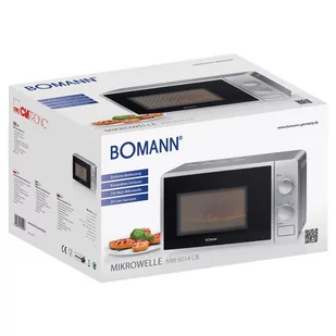 Kuchenka mikrofalowa Bomann MWG 6014 CB Srebrna - Kuchenki mikrofalowe - miniaturka - grafika 6