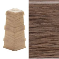 Listwy przypodłogowe - Arbiton Narożnik zewnętrzny do listwy LARS (1 sztuka) wood wenge - miniaturka - grafika 1