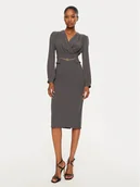 Sukienki - Rinascimento Sukienka koktajlowa CFC0120006003 Szary Regular Fit - miniaturka - grafika 1